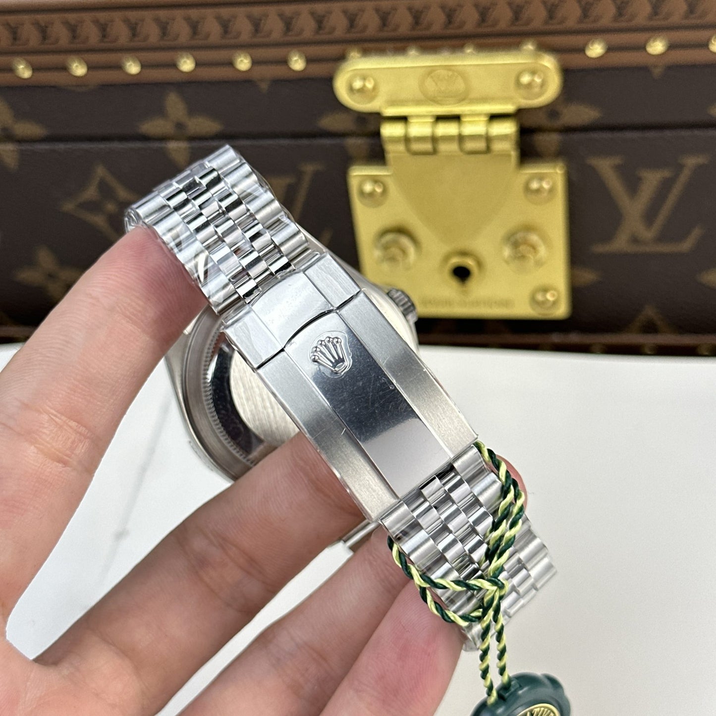 Rolex Sky Dweller 326934 Dial White Strap Jubilee 42mm Clone