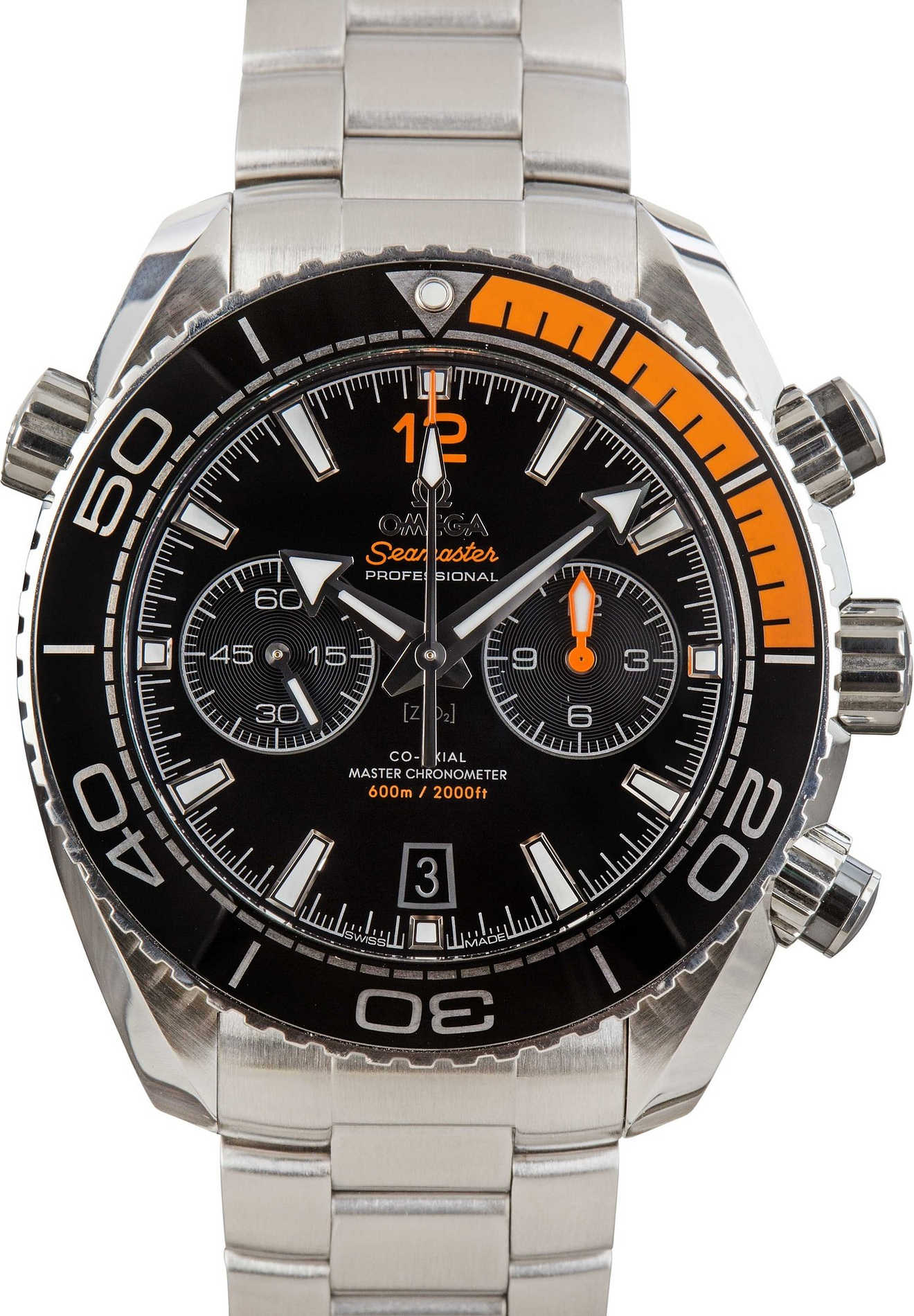 Seamaster Planet Ocean 600M Chronograph 45.5mm Black Dial
