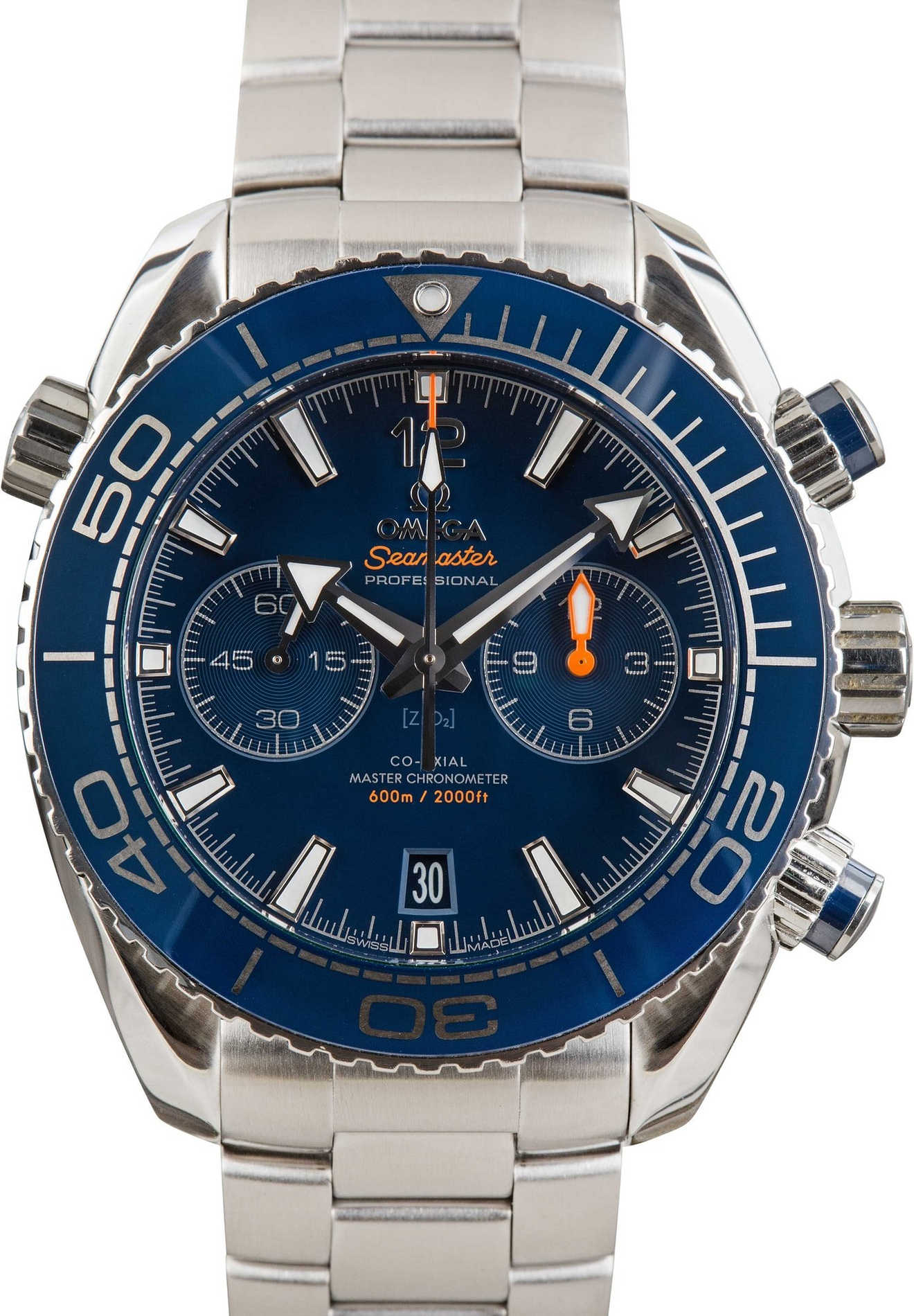 Seamaster Planet Ocean 600M Chronograph 45.5mm Blue Dial