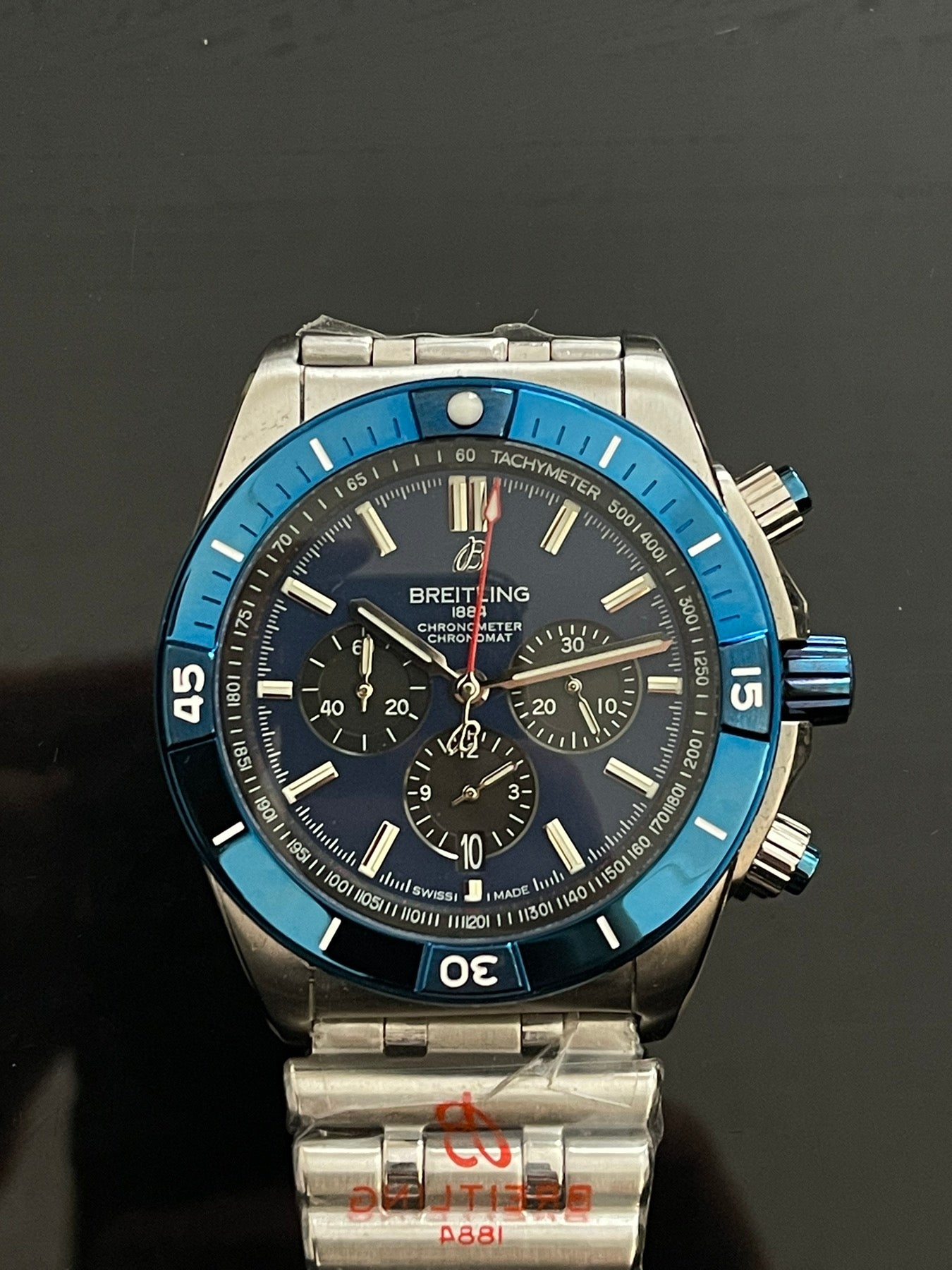 Chronomat B01 42mm AB0134 SS Blue Dial