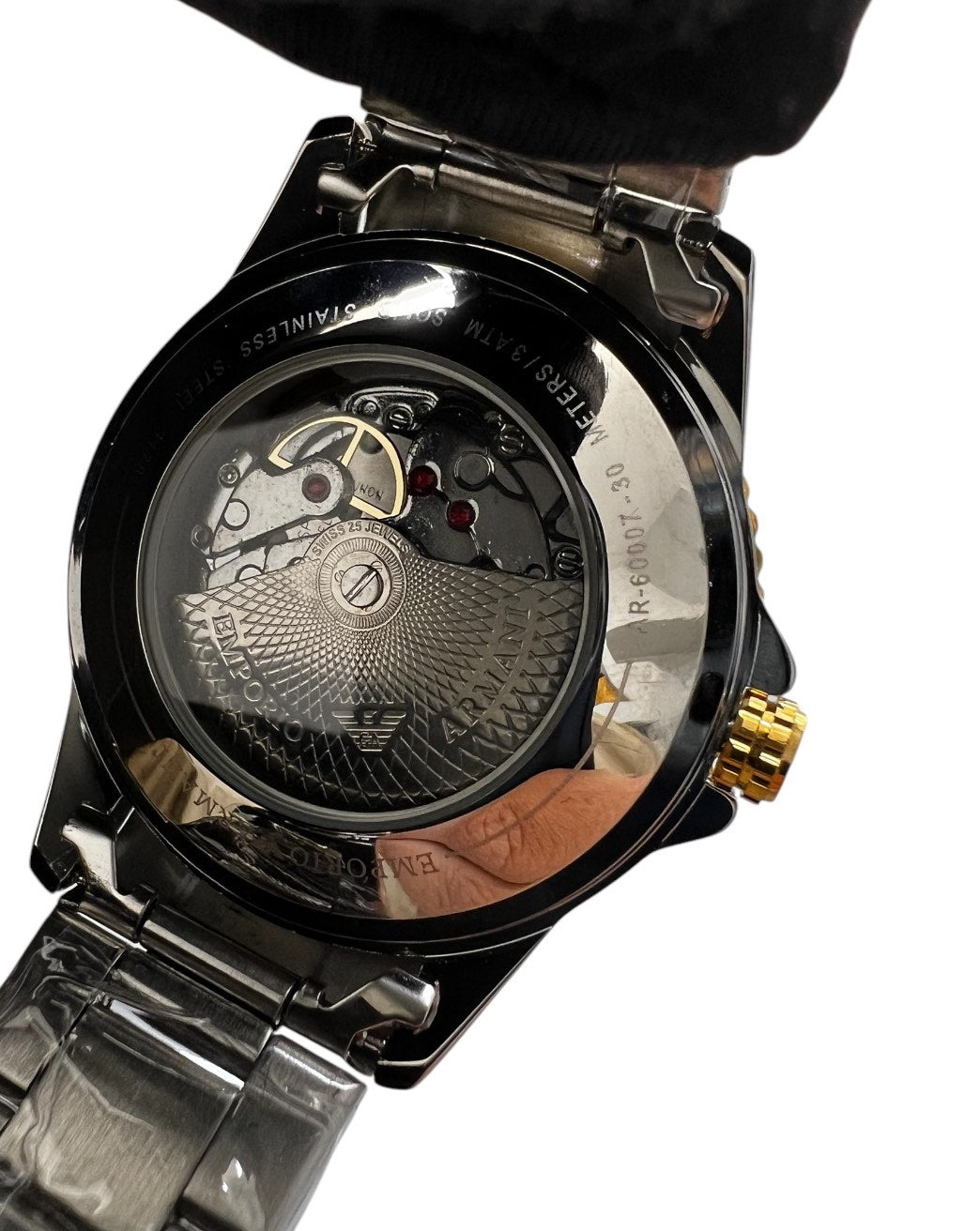 Diver Two Tone Stainless Steel Bracelet AR80063SET 1+1 ΔΩΡΟ