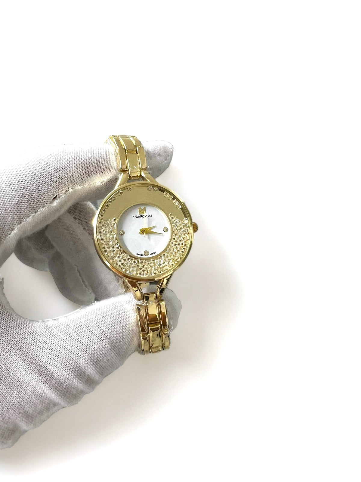 Σετ Swarovski Ρολόι & Κοσμήματα 5 Τεμαχίων – Gold 1+1 ΔΩΡO