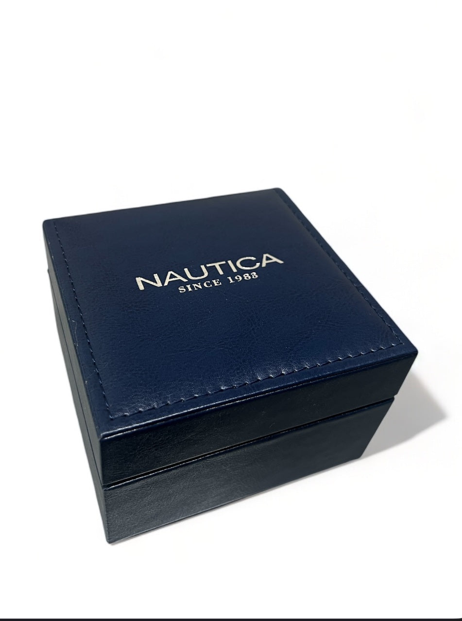 Nautica Ανδρικό Σετ Ρολογιού Chronograph Quartz 1+1 ΔΩΡΟ