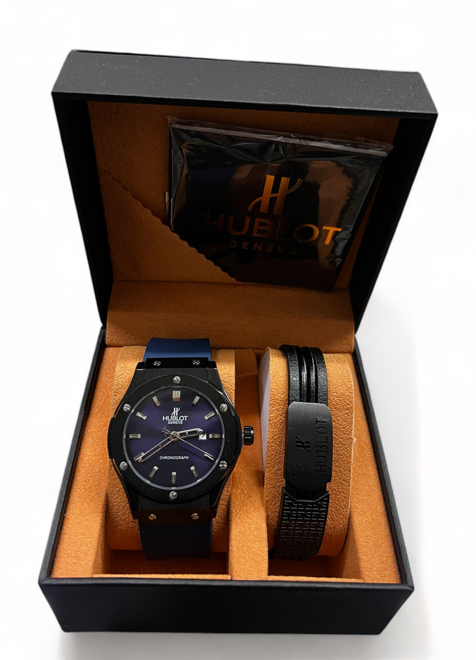 Hublot Big Bang Black Strap Black Dial Dial 44mm 1+1 ΔΩΡΟ