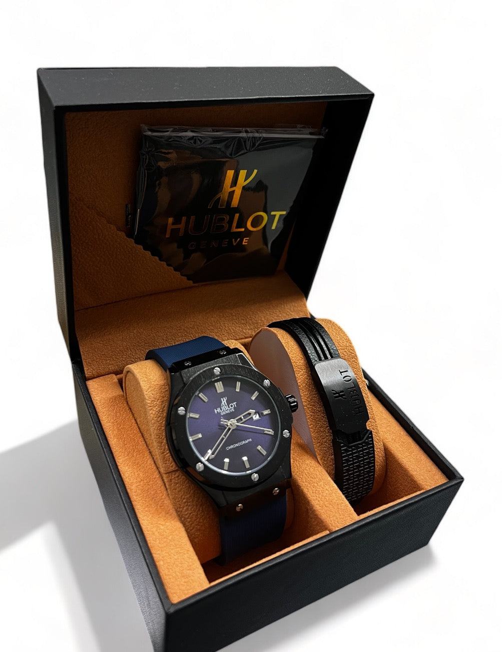 Hublot Big Bang Black Strap Black Dial Dial 44mm 1+1 ΔΩΡΟ