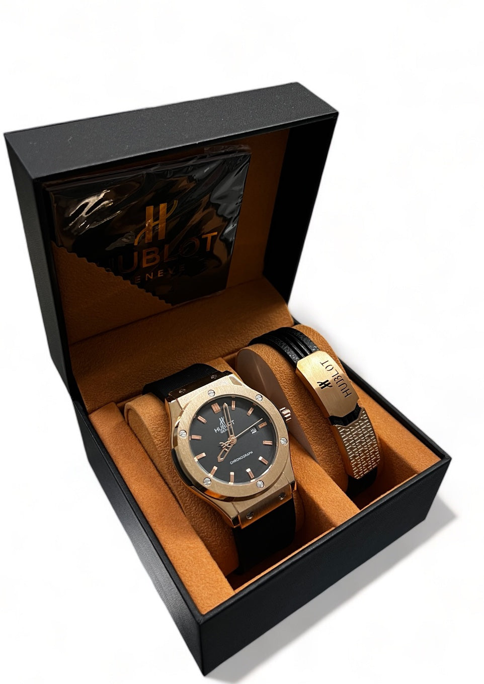 Hublot Big Bang Rose Gold Black Dial 44mm 1+1 ΔΩΡΟ