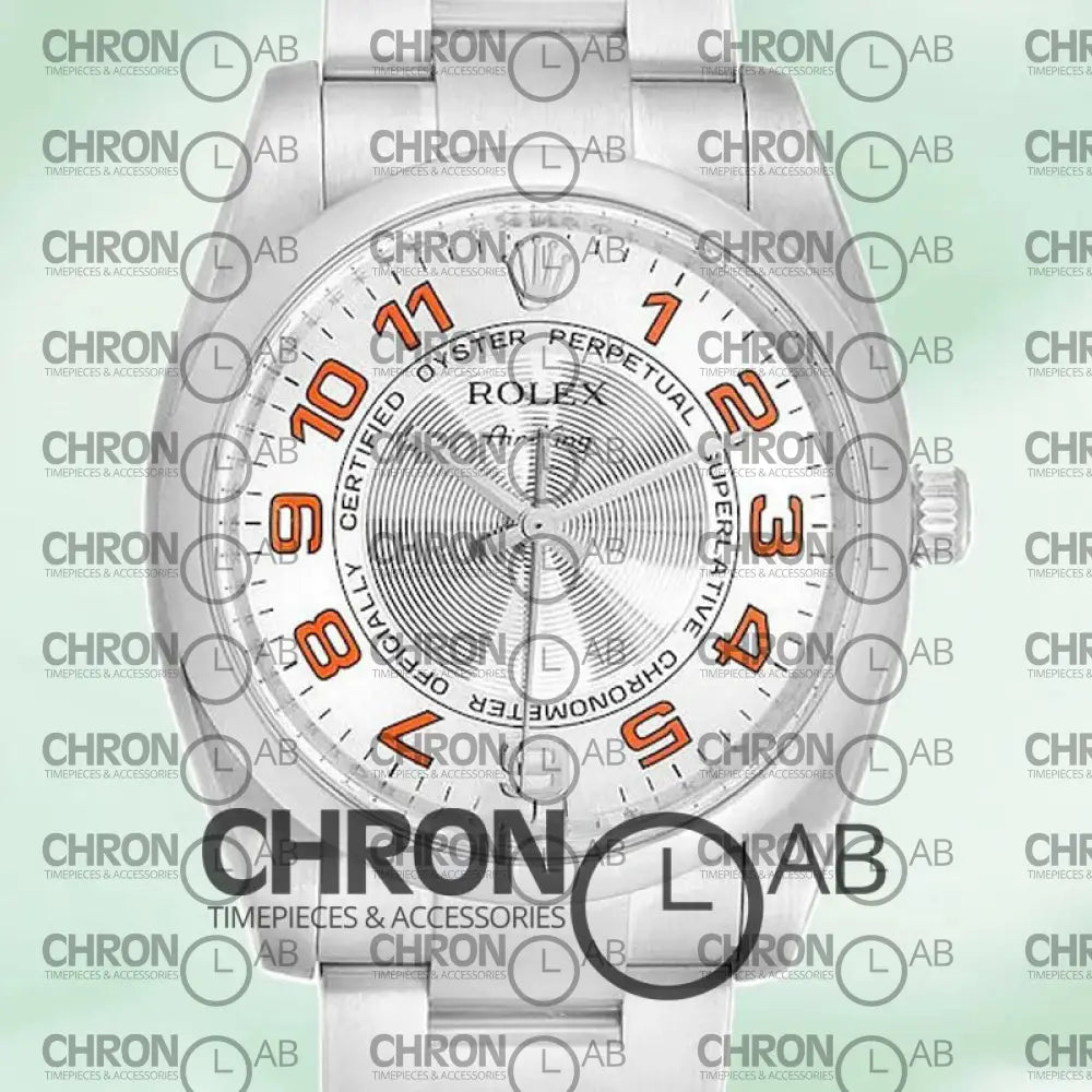 Air-king 114200SAO 36mm Men’s Silver Dial Oyster Bracelet Clone Watches