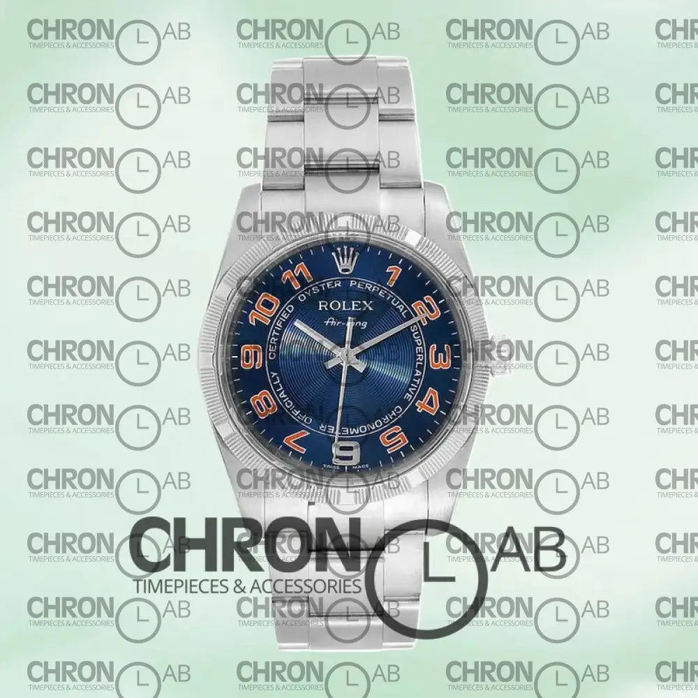 Air-king 36mm Men’s 114210BLAO Silver Clone Watches