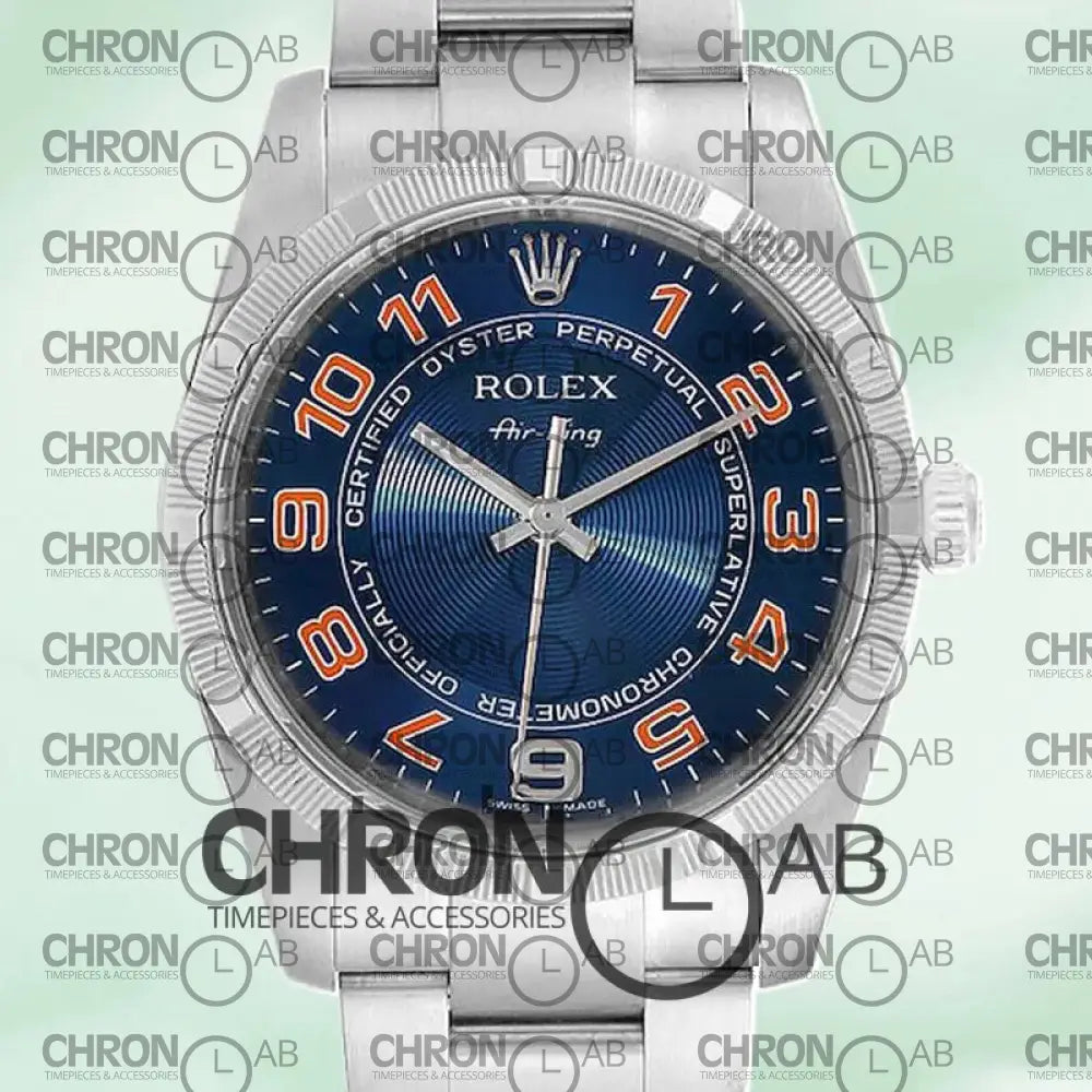 Air-king 36mm Men’s 114210BLAO Silver Clone Watches