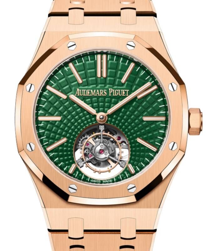 Royal Oak 41mm Flying Tourbillon Rose Gold Green Dial