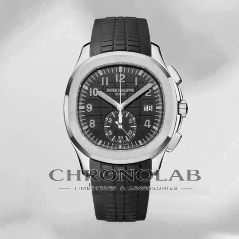 Aquanaut Chronograph Ref. 5968G-010 Black Rubber 42mm