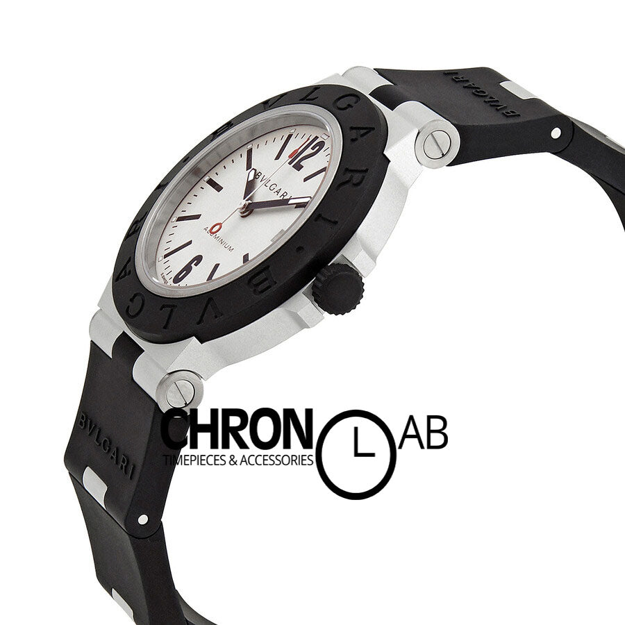 Aluminium Capri Edition Chronograph White Dial Men's Watch