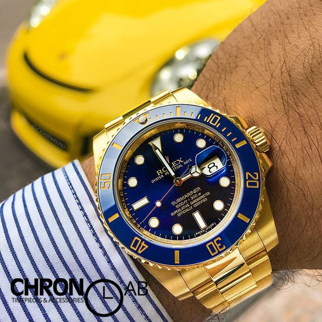 Submariner 126613LB Blue Ceramic in Yellow Gold
