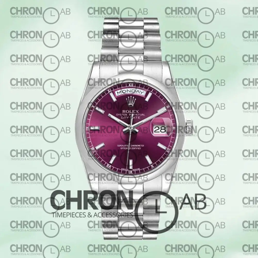 Day-Date 36mm 118206 Cherry Dial Clone Watches