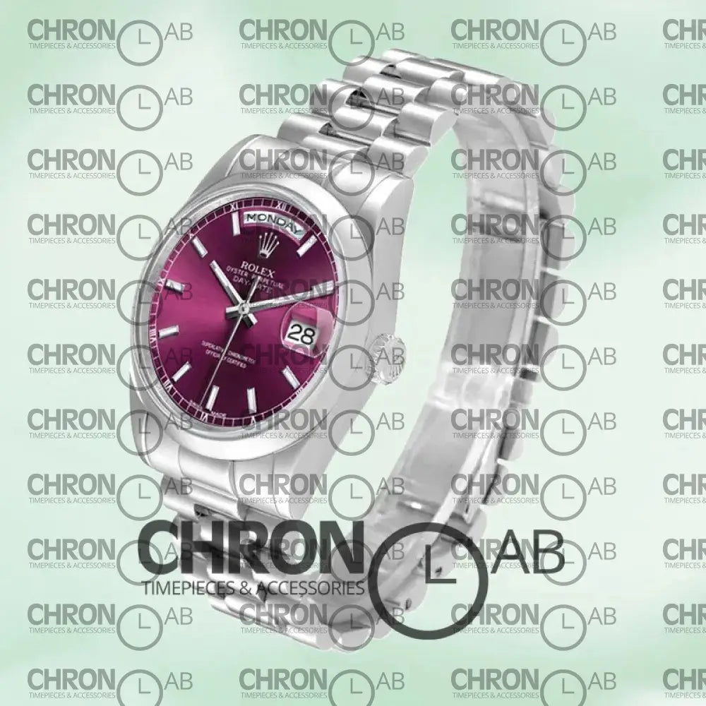 Day-Date 36mm 118206 Cherry Dial Clone Watches
