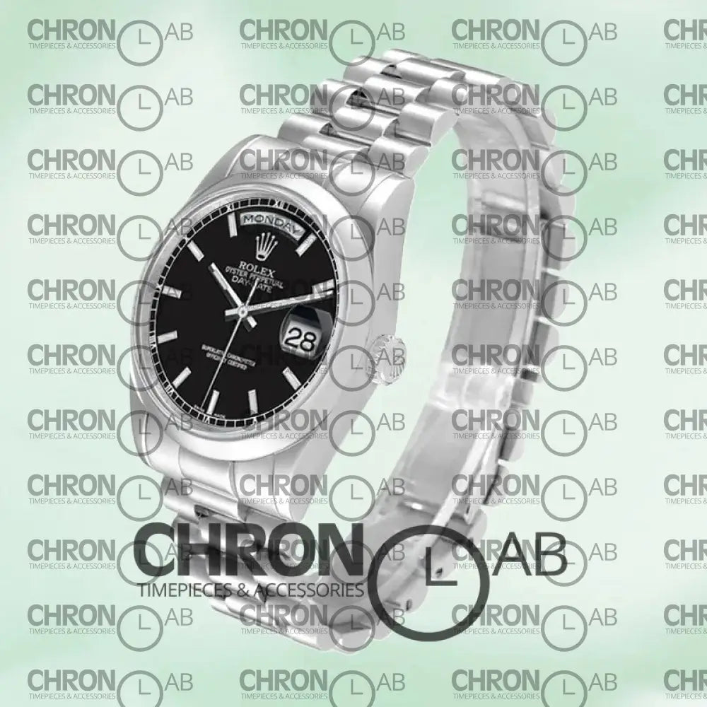 Day-Date 36mm 118206 Men’s Silver Clone Watches