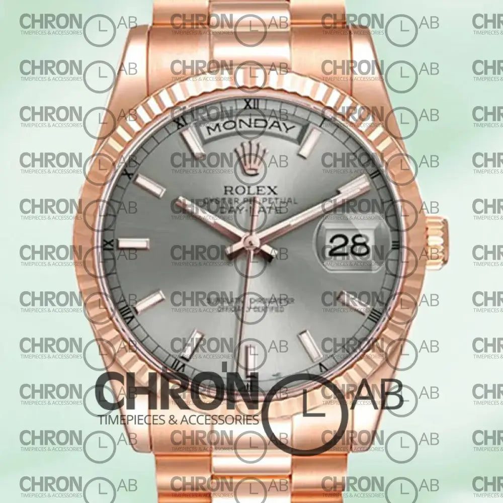 Day-Date 36mm 118235 President Bracelet Rose Gold Clone Watches