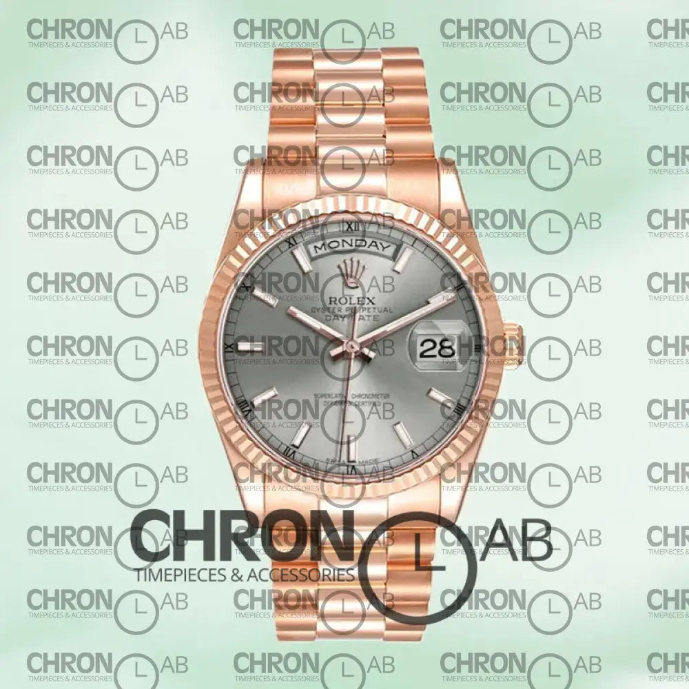 Day-Date 36mm 118235 President Bracelet Rose Gold Clone Watches