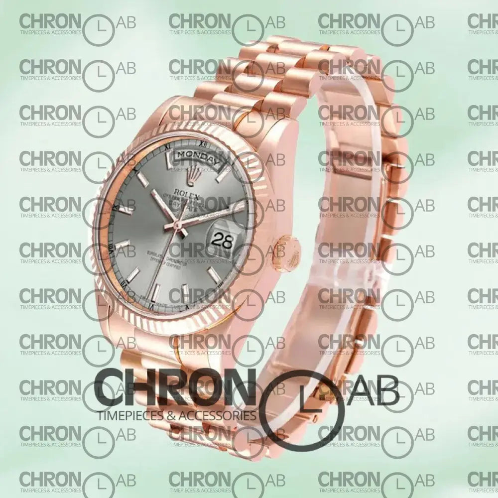 Day-Date 36mm 118235 President Bracelet Rose Gold Clone Watches
