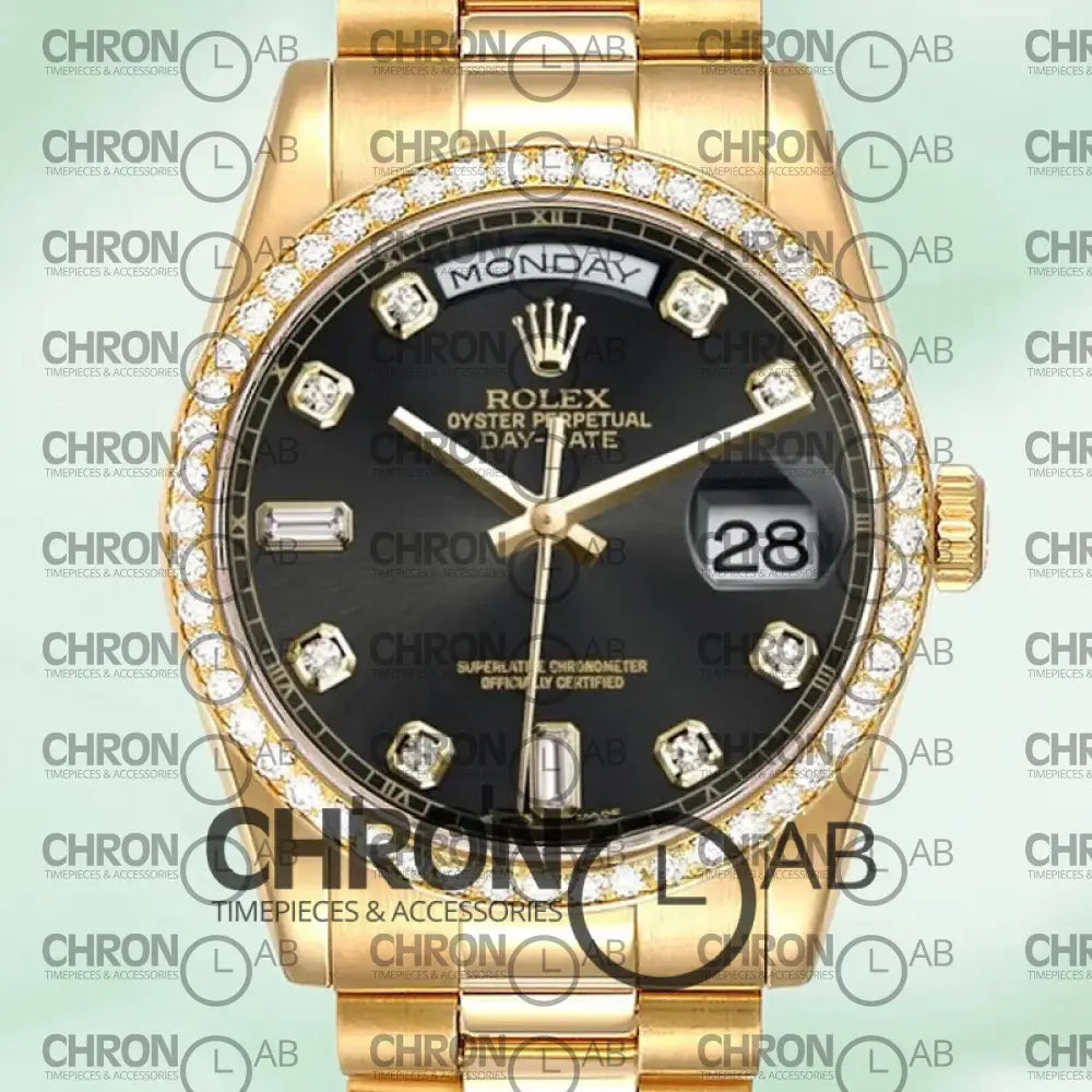 Day-Date 36mm M118348-0096 Gold Clone Watches