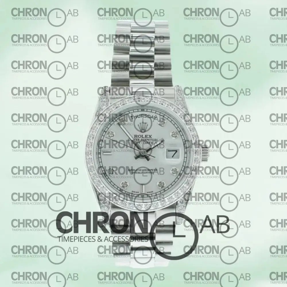 Day-date 36mm m118389-0008 Silver Clone Watches