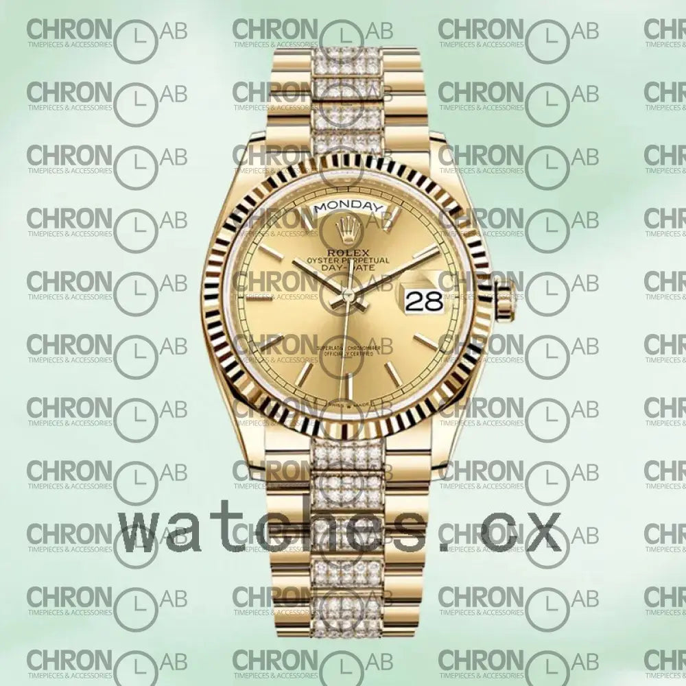 Day-Date 36mm M128238-0046 Automatic Clone Watches