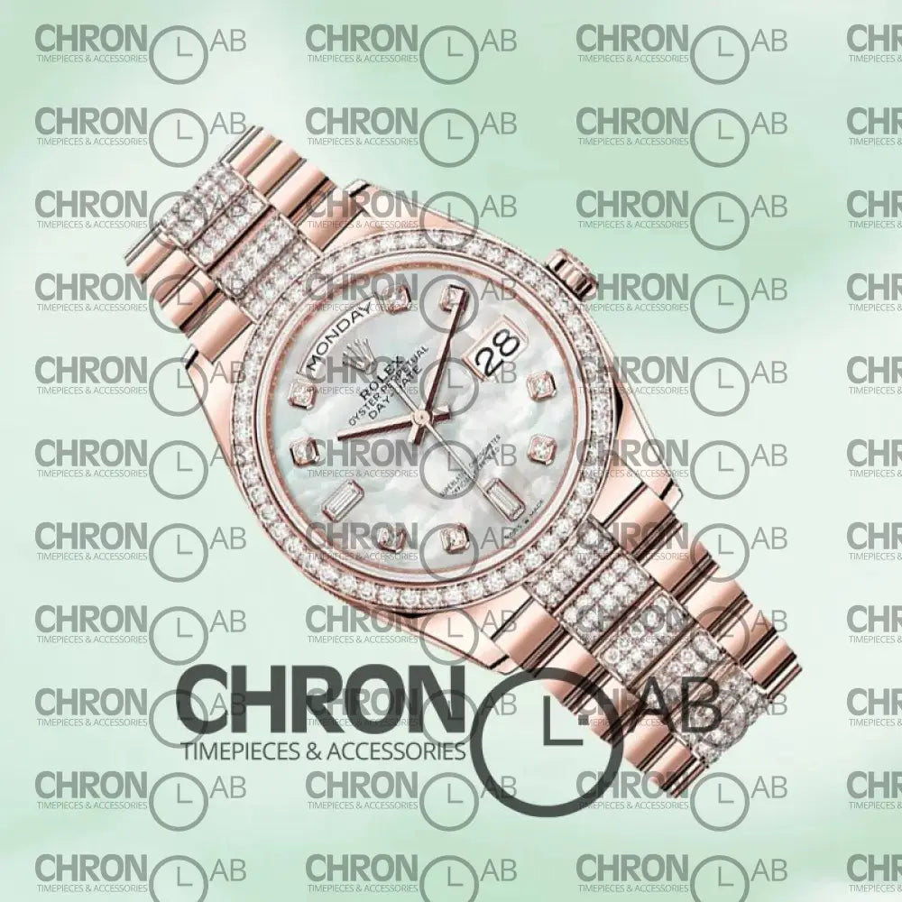 Day-Date 36mm M128345RBR-0030 Automatic Clone Watches