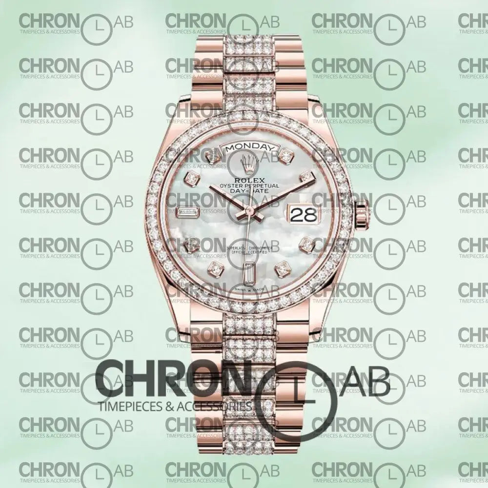 Day-Date 36mm M128345RBR-0030 Automatic Clone Watches