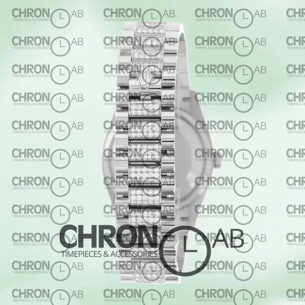 Day-Date 36mm M128349RBR-0013 Silver Clone Watches