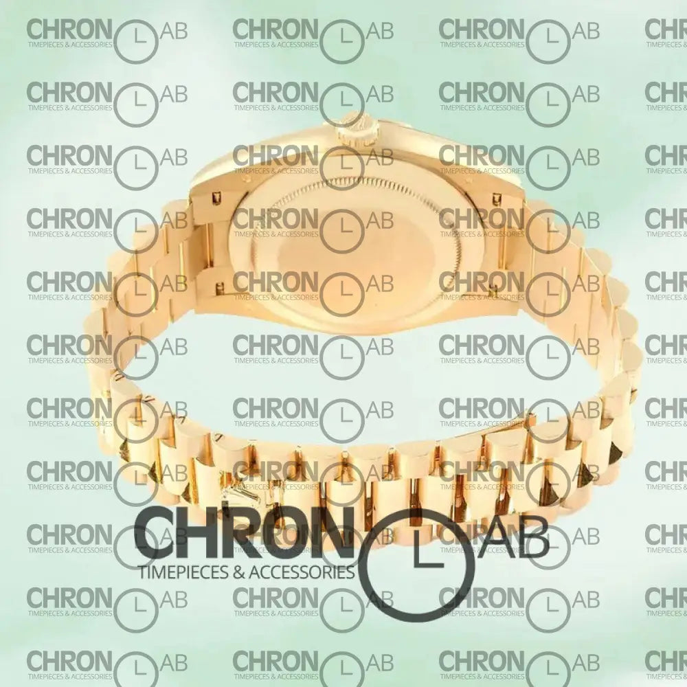Day-Date 40mm 228238 Gold Silver Diagonal Dial Clone Watches