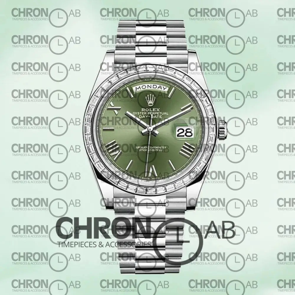 Day-Date 40mm m228396tbr-0020 Silver Clone Watches