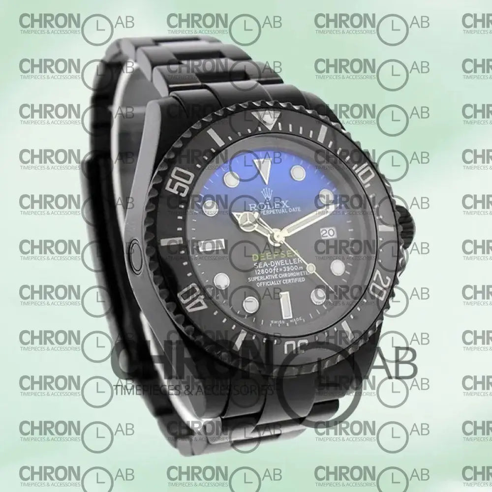 Deepsea 116660 Men’s 44mm Oyster Bracelet Blue Dial Clone Watches