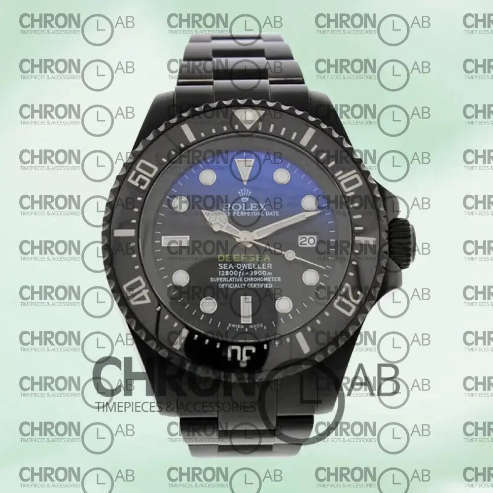 Deepsea 116660 Men’s 44mm Oyster Bracelet Blue Dial Clone Watches