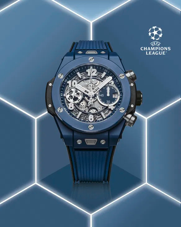 Hublot Big Bang Unico UEFA Champions League 42mm Blue Ceramic