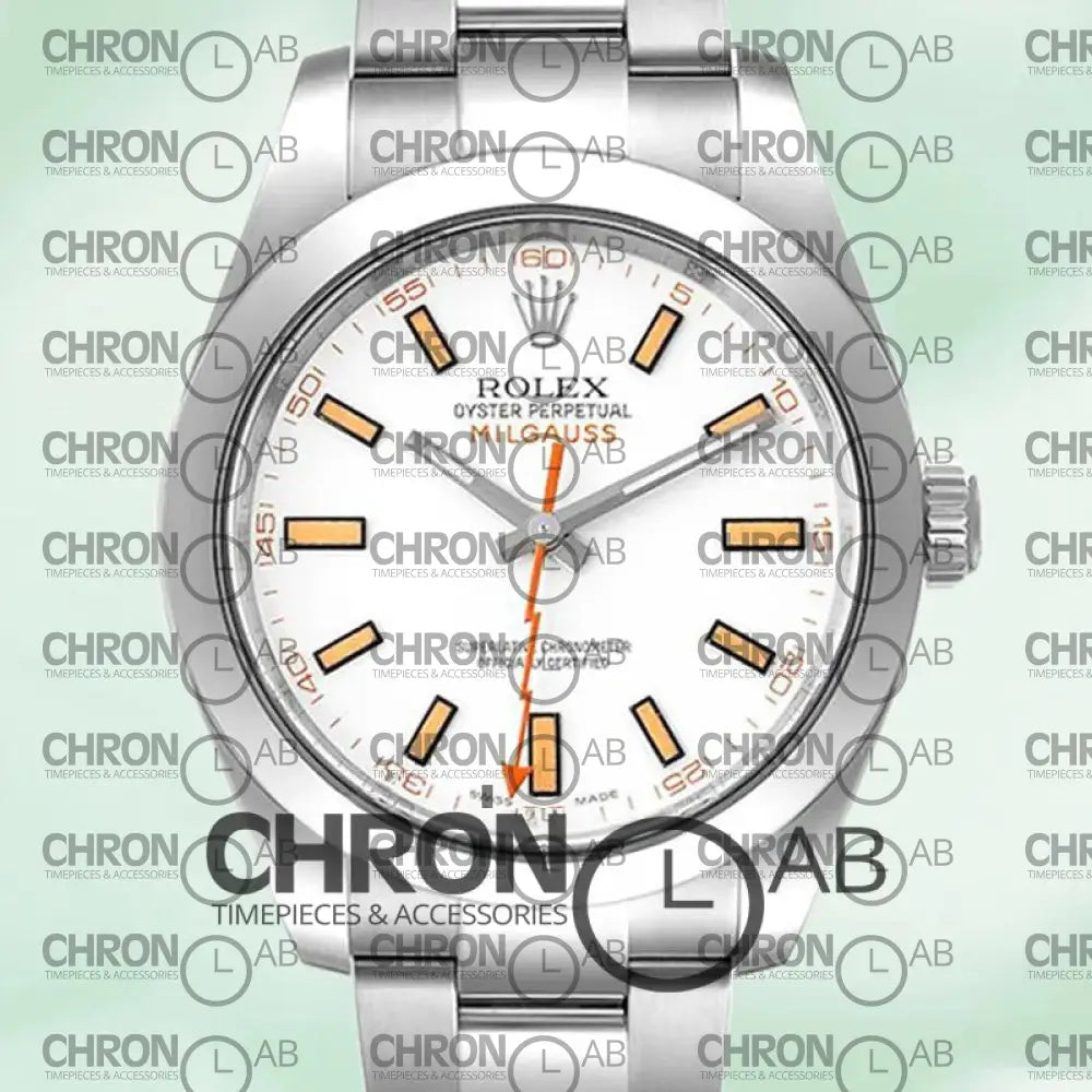 Milgauss 116400-72400 40mm Men’s Silver Oyster Bracelet Clone Watches
