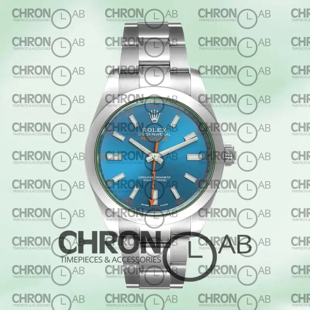 Milgauss Men’s 40mm m116400gv-0002 Blue Dial Oyster Bracelet Clone Watches
