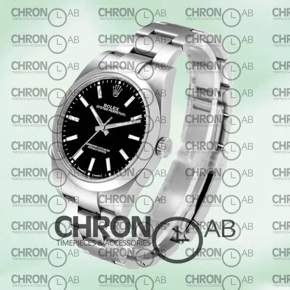 Oyster Perpetual 36mm M114300-0002 Unisex Automatic Black Dial Clone Watches