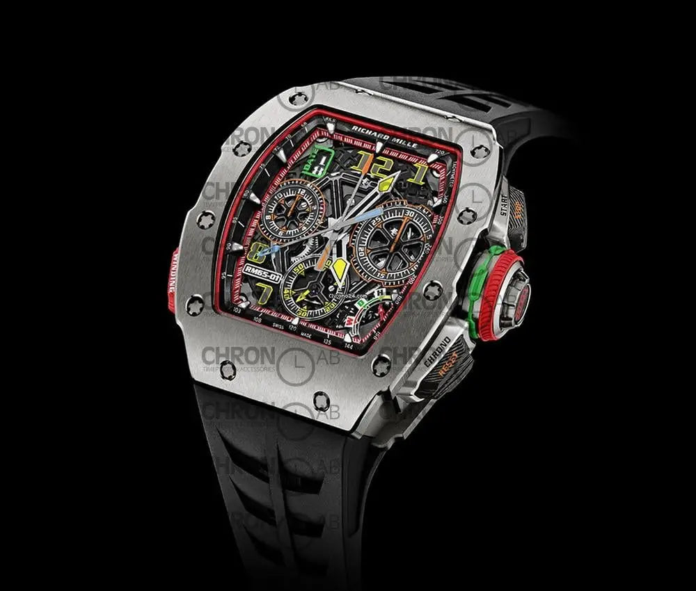 RM65-01 Automatic Winding Split Seconds Chronograph Clone 44mm Watches