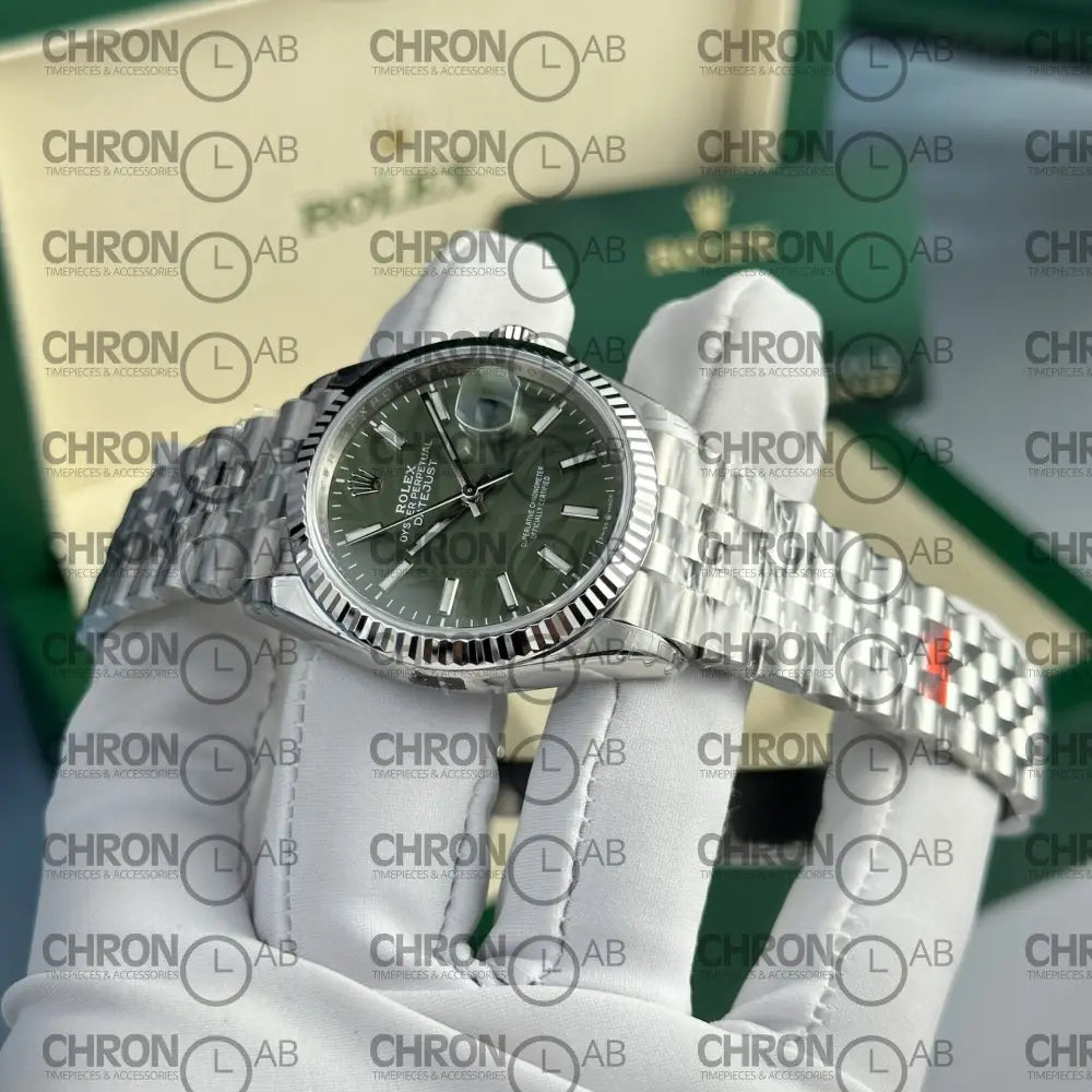 Rolex Datejust 126234 Green Dial 36mm – VS Factory Watches