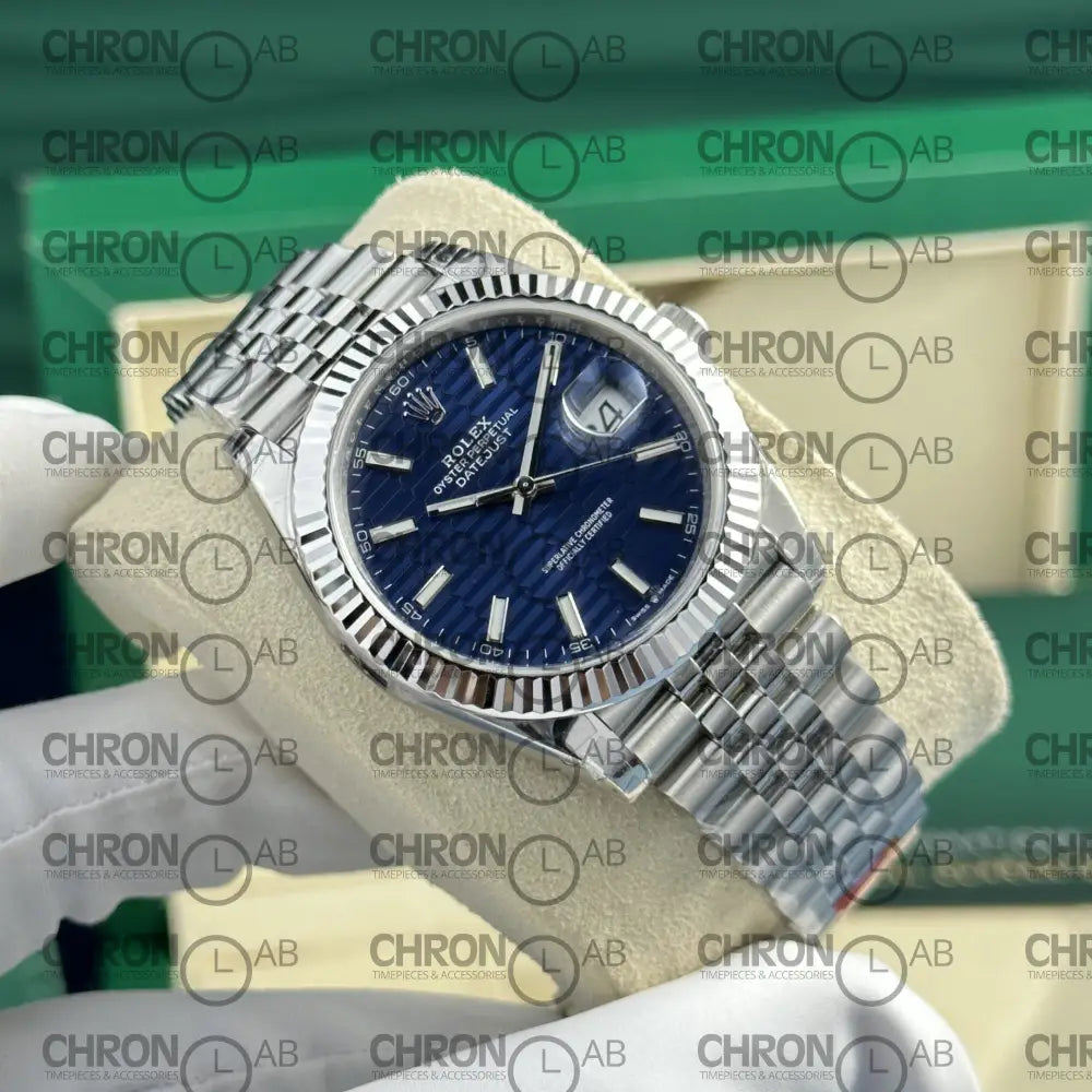 Rolex DateJust 126334 Blue Motif Dial VS Factory 41mm Clone Watches