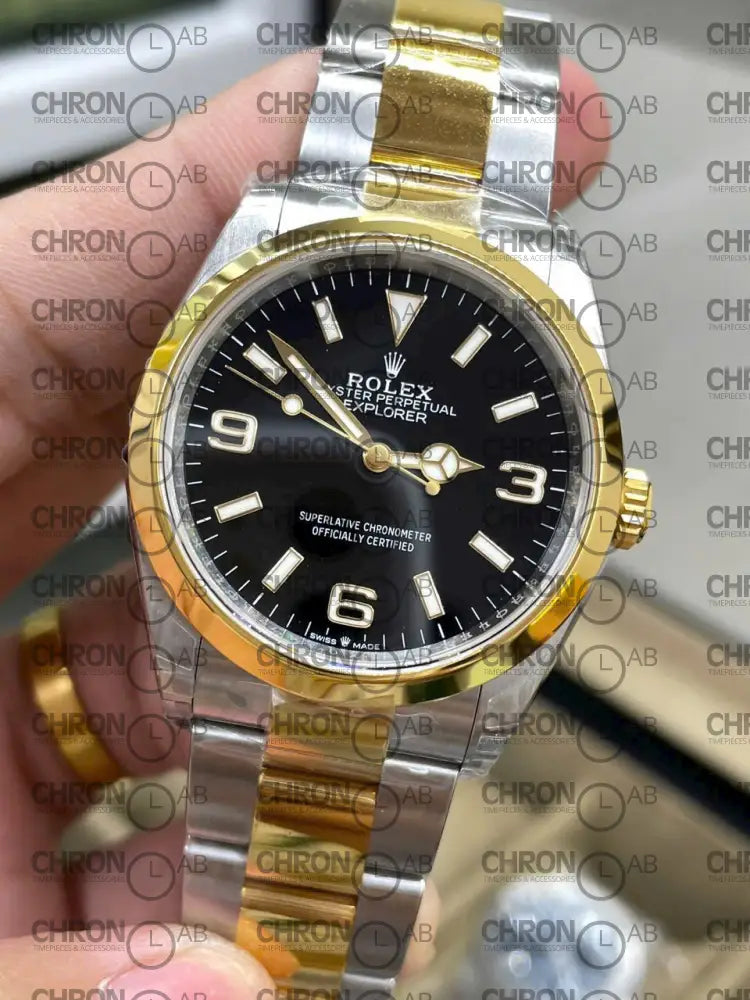 Rolex Explorer 124273 Dial Black 36mm – Clean Factory Watches