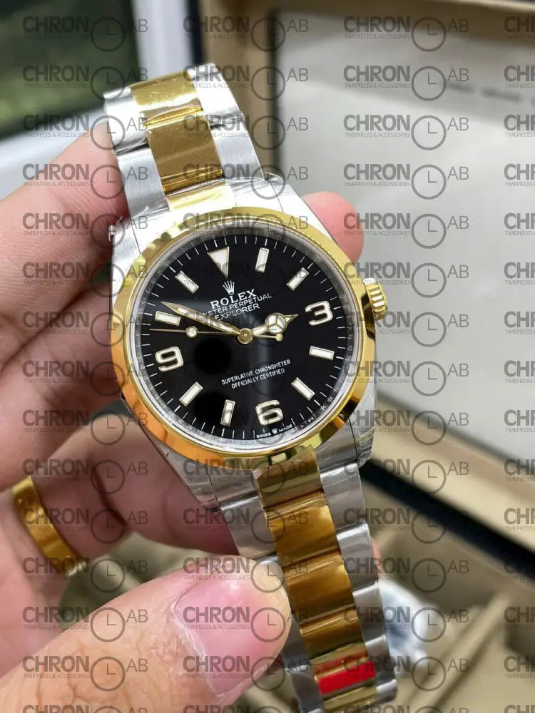 Rolex Explorer 124273 Dial Black 36mm – Clean Factory Watches