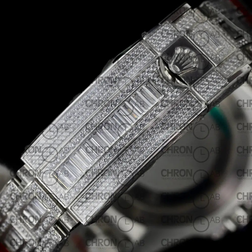 Rolex GMT-Master II Custom Full CZ AMG Factory 40mm Clone Watches