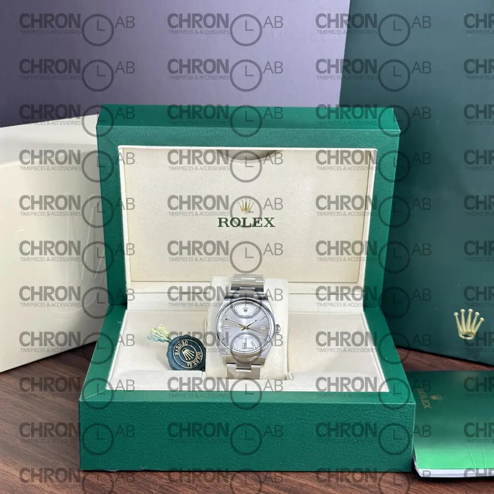 Rolex Oyster Perpetual 126000 Silver Dial Clean Factory 36mm Watches