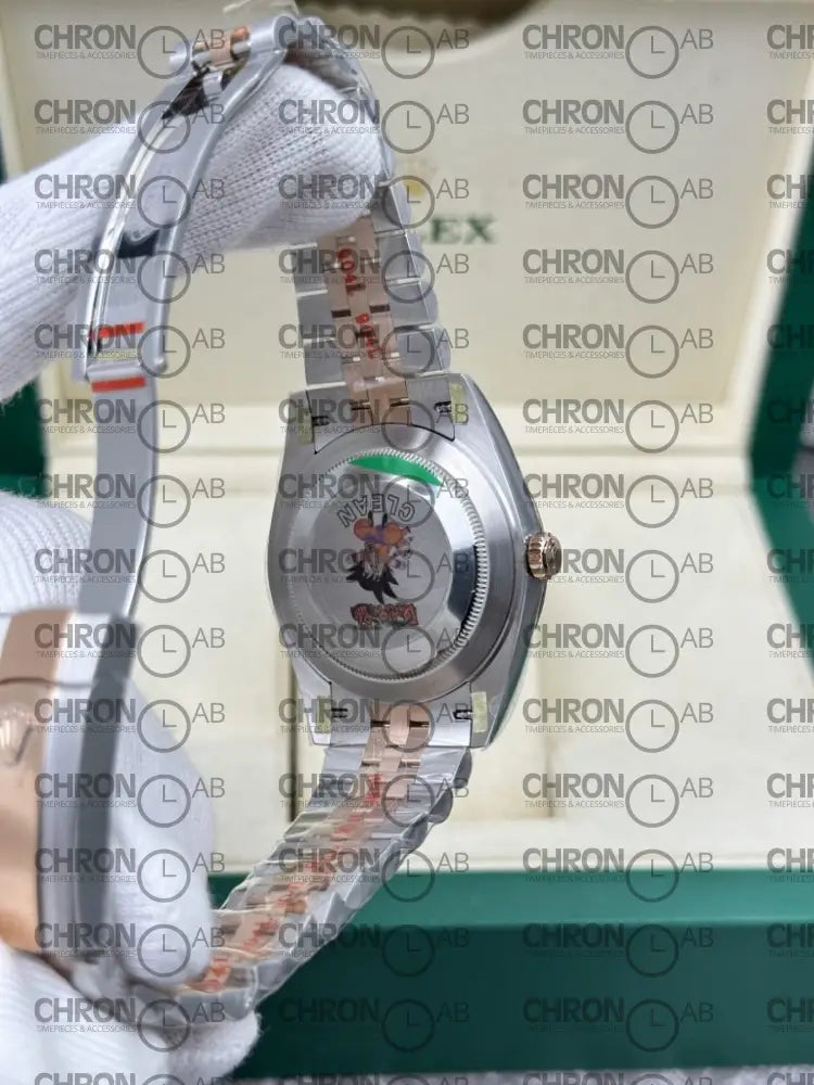 Rolex Replica DateJust 126331 Demi Rose Gold – Black Dial Clean Factory 41mm Watches