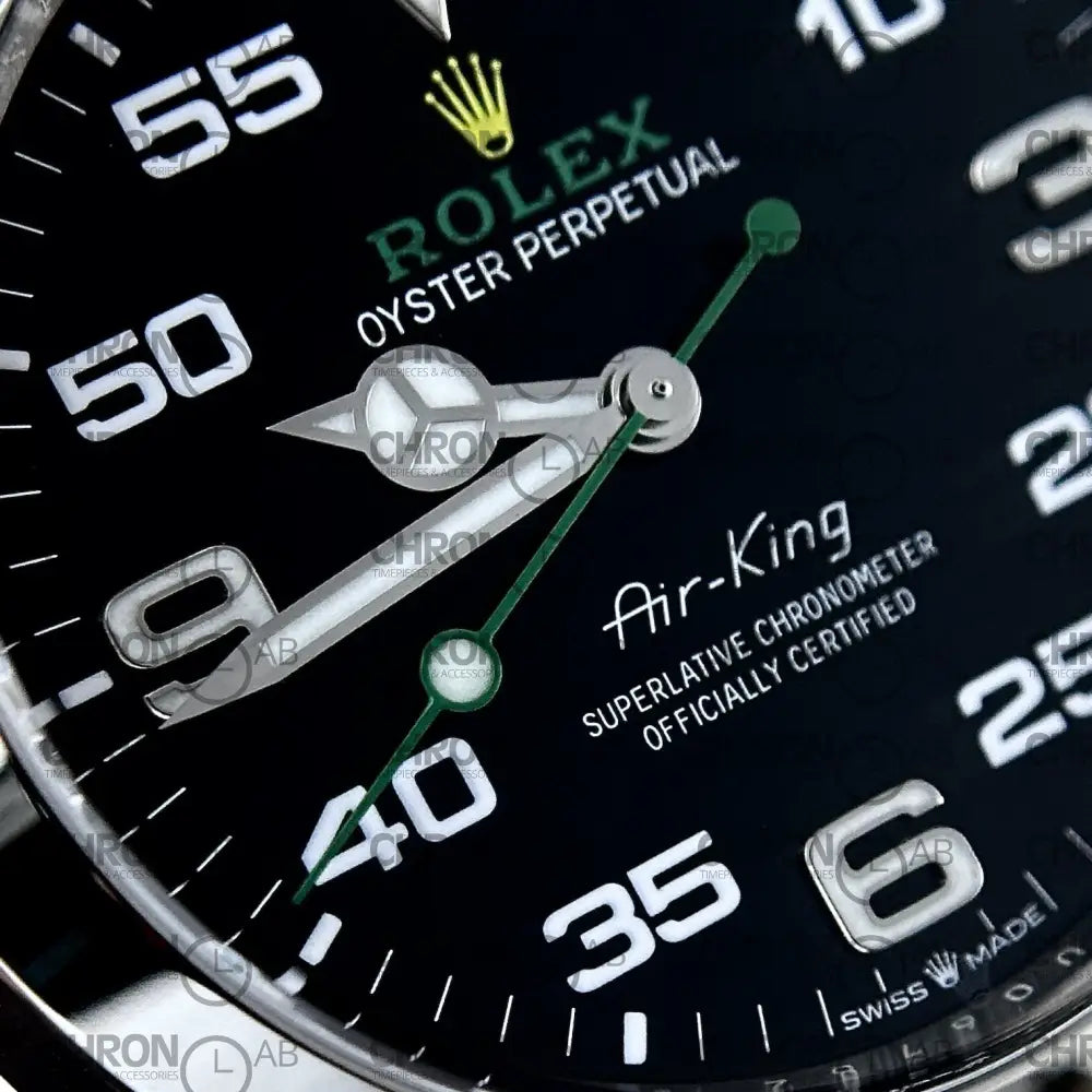 Rolex Replica Watch Air King 126900 Black Dial Clean Factory 40mm Watches