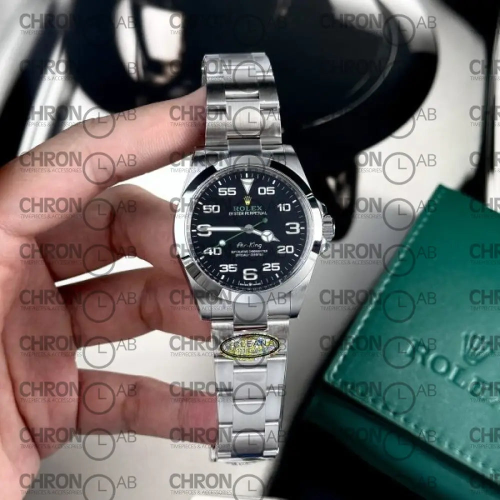 Rolex Replica Watch Air King 126900 Black Dial Clean Factory 40mm Watches