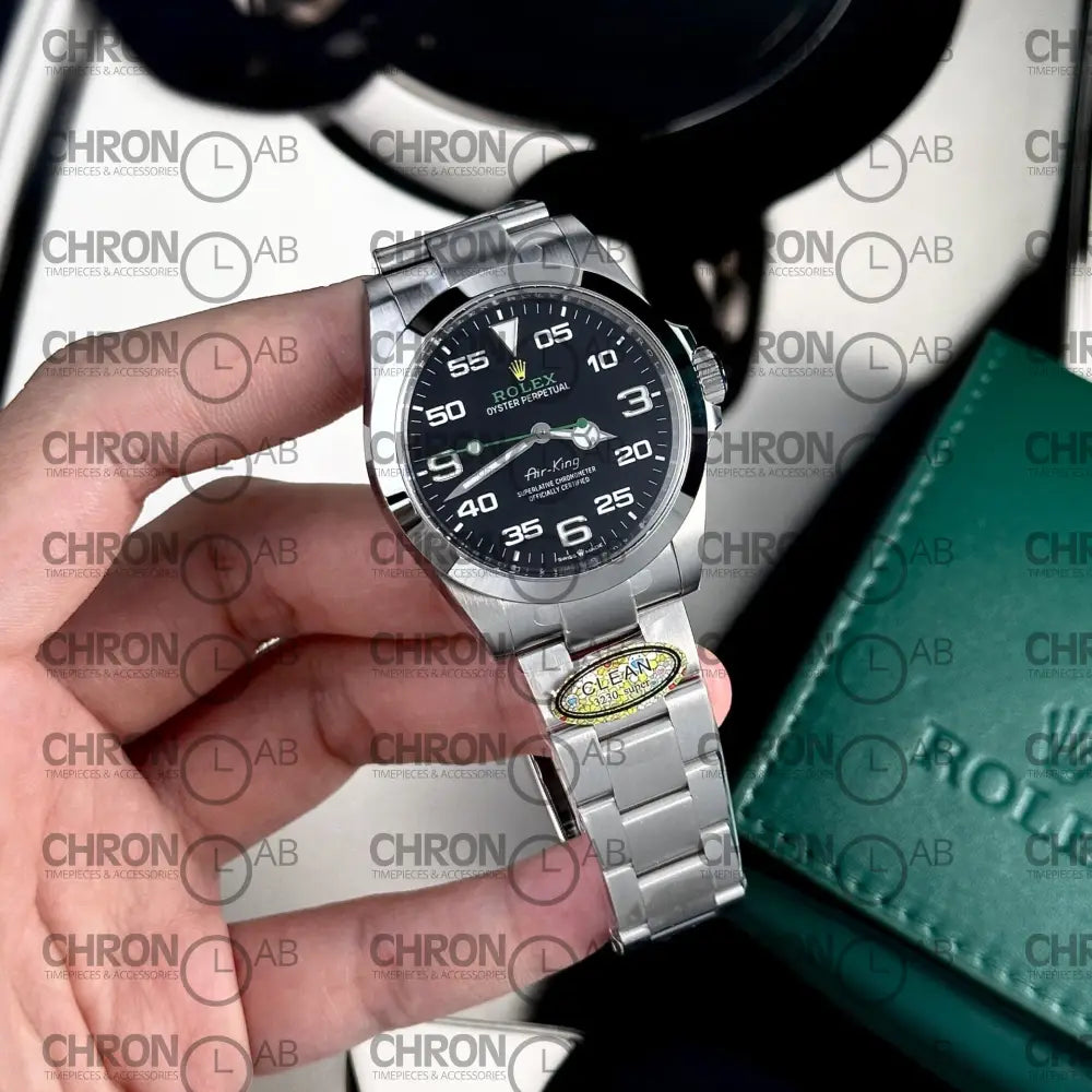 Rolex Replica Watch Air King 126900 Black Dial Clean Factory 40mm Watches