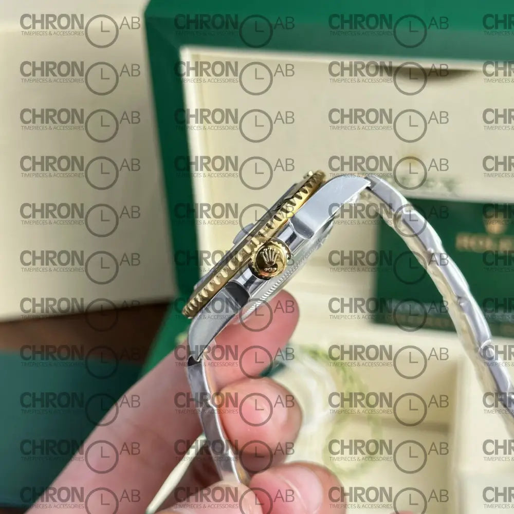 Rolex Replica Watch Submariner Date 126613LN Demi Gold Black Dial VS Factory 41mm Clone Watches