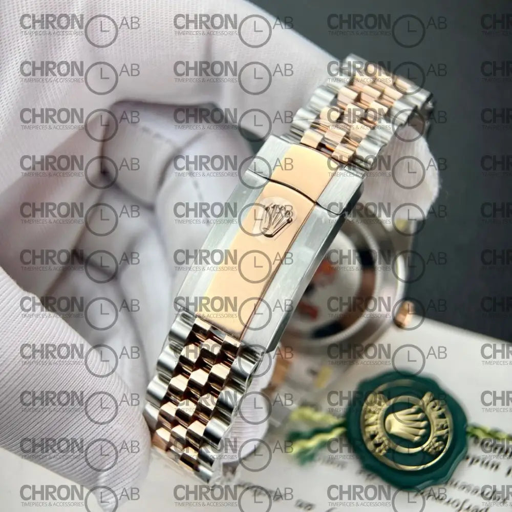 Rolex Replica Watches DateJust 126331 Demi Rose White Dial Clean Factory 41mm Watches